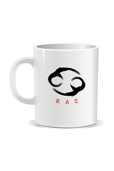 OEM Personalized mug with zodiac sign, Cancer - White interior