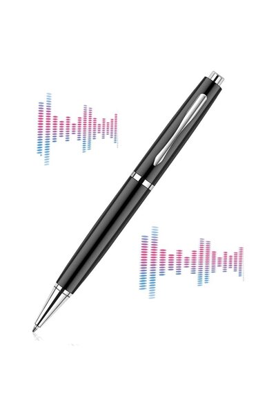 BSG Spy Recorder Integrated in Pen, Up to 400 Hours Storage for Lessons, Meetings, Classes