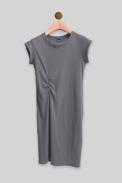 Lilo Co Side Ruched Ribbed Dress