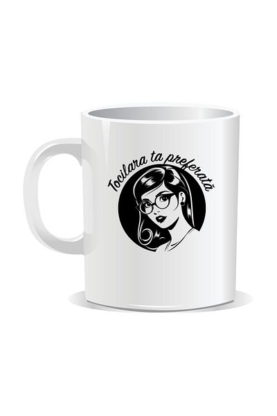 OEM Personalized mug with messages for nerds, Your favorite nerd - White interior