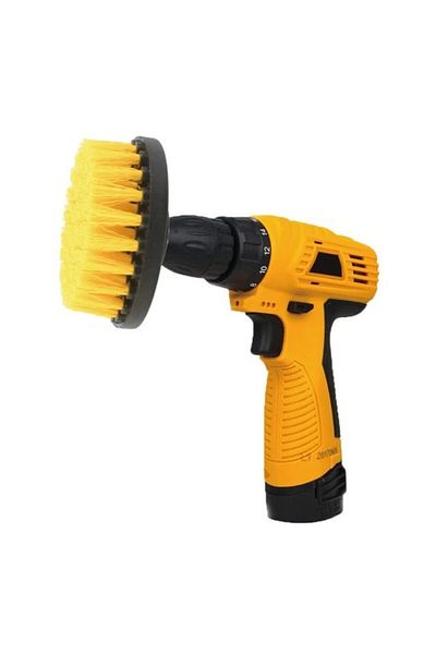 OEM Perie rotundă medie pentru covoare și uz casnic / profesional - perie de detailing pentru covoare cu adaptor de burghiu