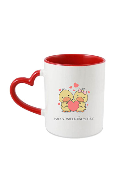 OEM Personalized mug for Valentines Day, Heart with duckweed