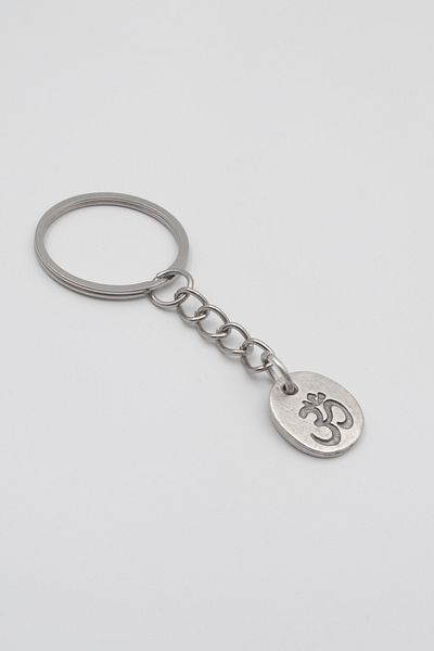 Bu Farklı Breloc Om Aum Symbol - Placat cu argint antic - Femei Bărbați