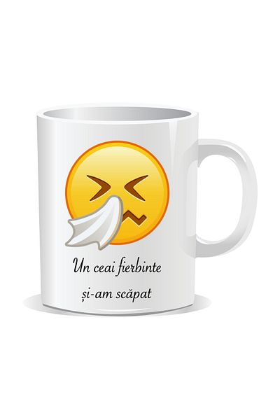OEM Personalized mug with Emoji, I missed some tea