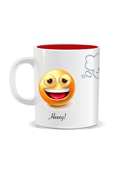 OEM Personalized Emoji Mug, And This? - Red Interior