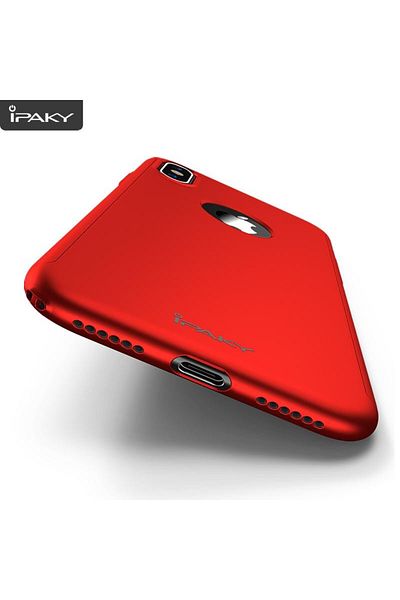 OEM Husă de protecție pentru Apple iPhone XS MAX, carcasă originală iPaky Pro roșie, acoperire completă la 360 de grade