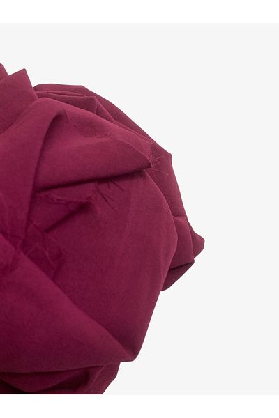 Yiğit Kumaş Crepe Fabric, Piece 350X140 cm Plum Color