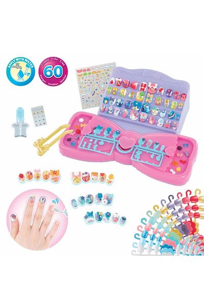 NW NessiWorld Nessiworld 35027 Aquabeads Design and Display Nail Workshop +4 Years