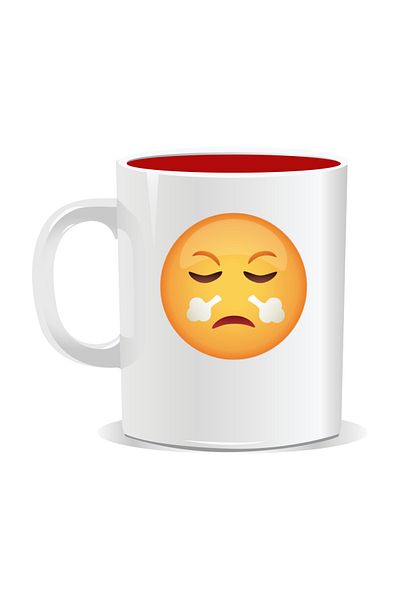 OEM Personalized mug with Emoji, Upset that the numbers don't come out