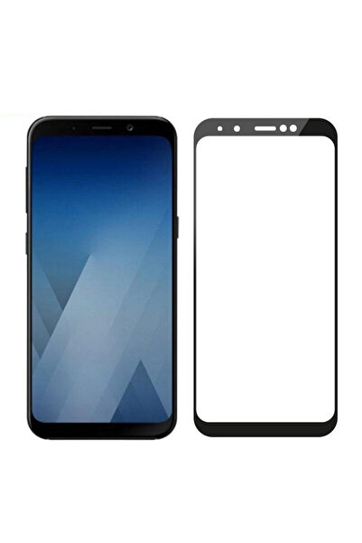 OEM Samsung Galaxy A7 2018 Γυάλινη μεμβράνη, 10D FULL GLUE Μαύρο