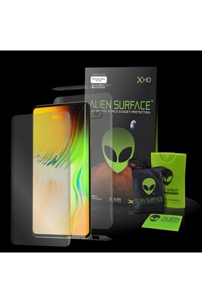 OEM Protector de ecran Alien Surface HD, față, spate, laterale Samsung GALAXY S10 + cadou Alien Fiber