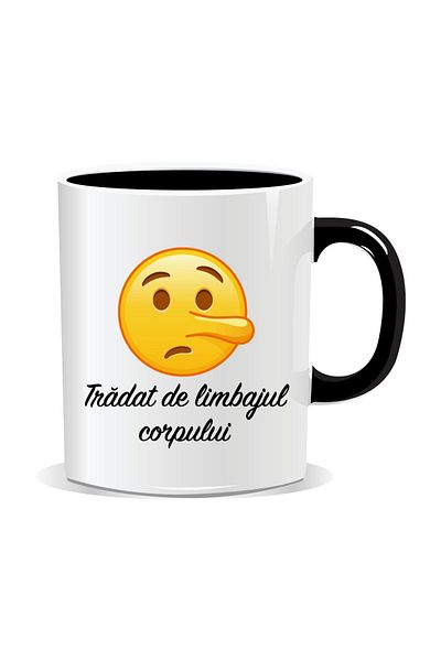 OEM Personalized Emoji Mug, Betrayed by Body Language