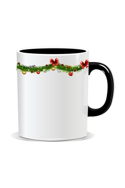 OEM Personalized Christmas mug, Beteala - Black interior