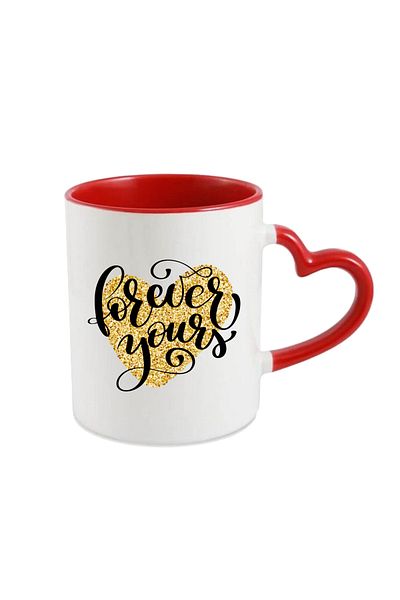 OEM Personalized mug for Valentines Day, Forever yours