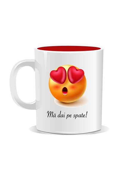 OEM Personalized mug with Emoji, You're putting me on my back
