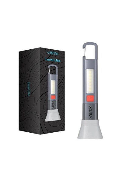 Vertik كشاف محمول متعدد الاستخدامات ببطارية 1200mAh وإضاءة COB قوية مع وضع طوارئ