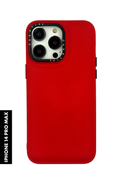 mooodcase iPhone 14 Pro Max Uyumlu Yumuşak Silikonlu Pillow Kılıf mchzr