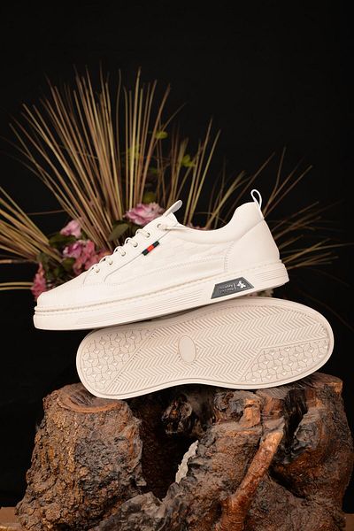 MARCOMEN Men's Summer 100% Leather Black Casual Shoes Bring Elegance and Comfort Together with Innovative Style