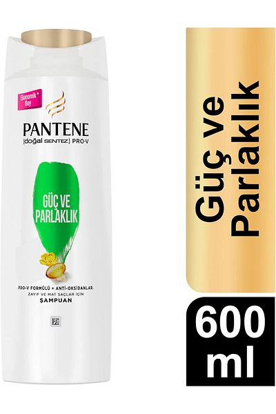 Pantene Natural synthesis strength and shine shampoo 600 ml