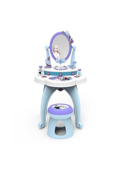 NW NessiWorld Nessiworld 7600320244 Frozen 2in1 Beauty Table -Smoby