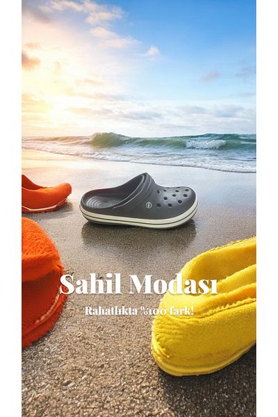 Akınal Bella Konay 192 Large Number Eva Croks Slippers