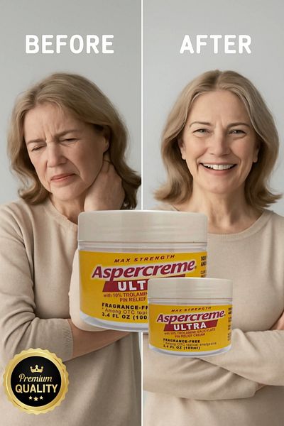 storeks Aspercreme Ultra Back, Waist, Muscle, Knee, Elbow, Arthritis Body Pain Massage Cream Set of 2