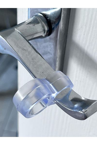 HAMADEX Silicon Transparent Plastic Mâner Ușă Suport Tutacagi Opritor Fereastră Opritor Plastic Flexibil