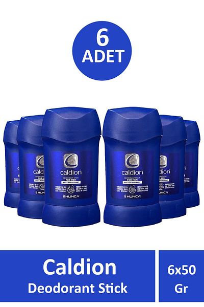 Caldion Asfstore Caldion Deodrant Stick for Men 50 Gr 6 Pieces