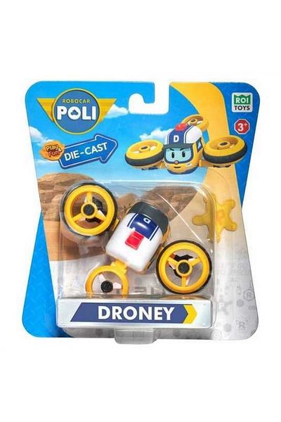 TOYFEST Robocar Poli Metal Vehicle Character Figure Droney