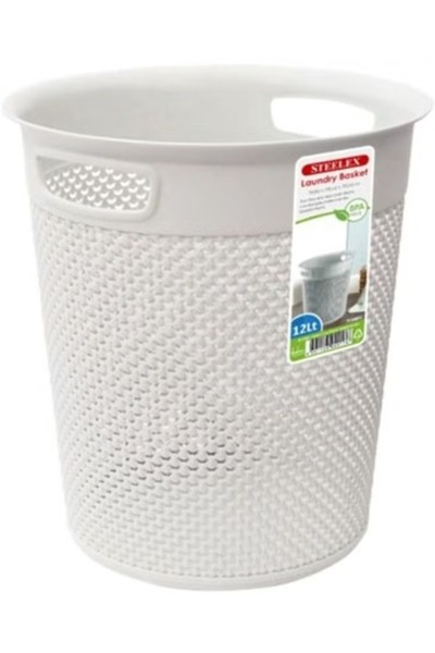 rexa سلة المهملات البلاستيكية الشبكية سعة 12 لترًا