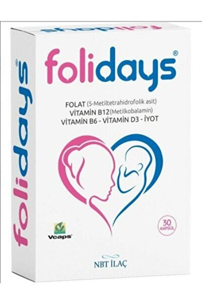 Nbt İlaç Nbt Life Folidays 30 Kapsül
