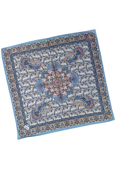 mim eşarp Eșarfă din bumbac Prime cu model etnic 90x90 cm