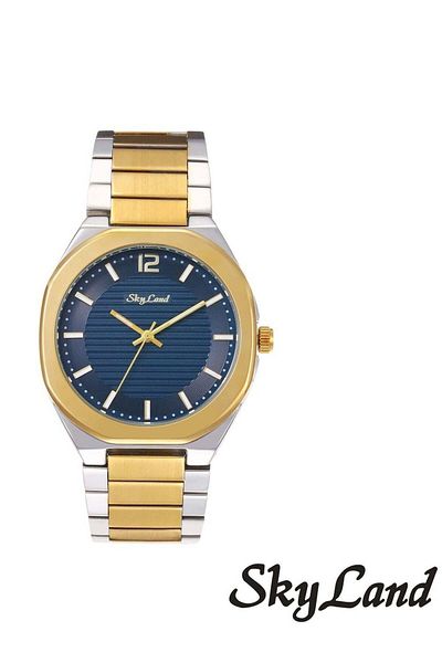 Skyland Men's Fashion Stainless Steel Luxury Design Water Resistant Watch