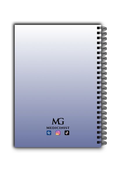 MG Medicinist Medical notebook A5 - Skeleton Doctor - Dictation - 80 Sheets