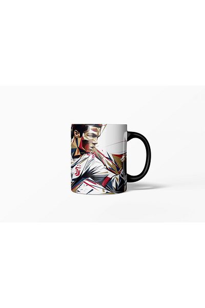 MECKSA Ronaldo Black Coffee Tea Mug 11 oz