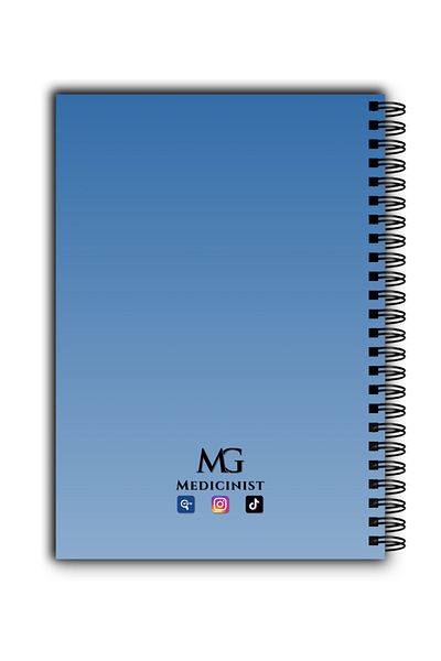 MG Medicinist Medical Notebook A5 - Radiate Positivity - Vellum Sheets - 80 Sheets