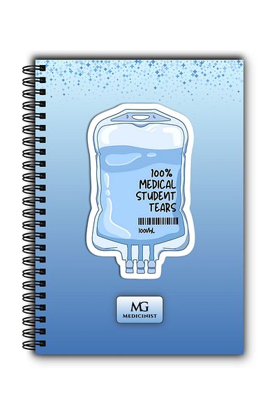 MG Medicinist Medical Notebook A5 - Medical Student Tears - Dictation - 80 Sheets
