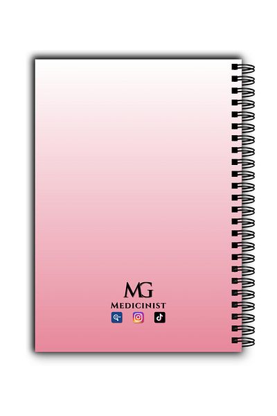 MG Medicinist Medical Notebook A5 - Inner Beauty - Vellum Sheets - 80 Sheets