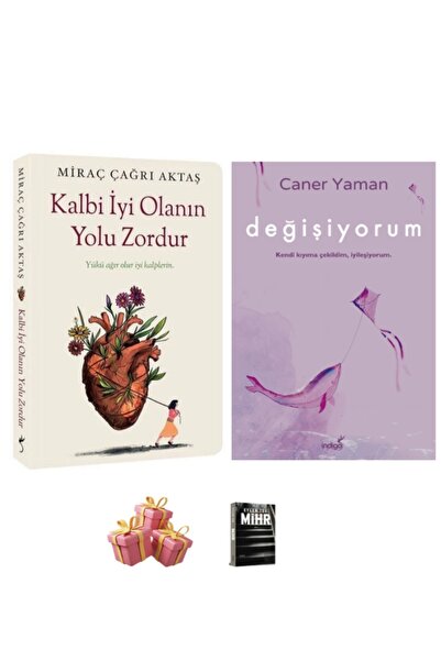 İndigo Kitap Kalbi İyi Olanın Yolu Zordur, Değişiyorum Miraç Çağrı Aktaş Cane...