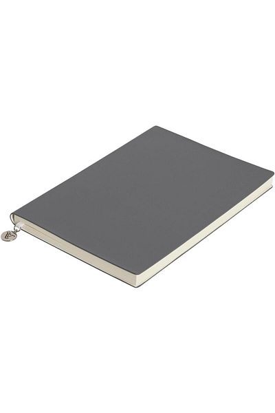 STOREMAX Jvnnastore Classic Flexible Cover Striped Notebook, 14.8X21 cm -Gray Trendyfr 646268