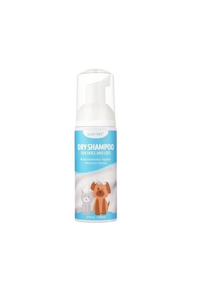The Casius. Dry shampoo for pets with fur (dogs, cats, rabbits), no rinsing, 60 ml