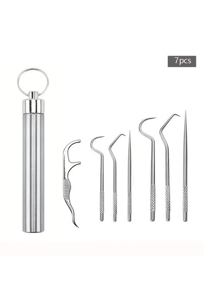 Genel Markalar Paslanmaz Çelik Diş Temizleme Seti 7 Parça