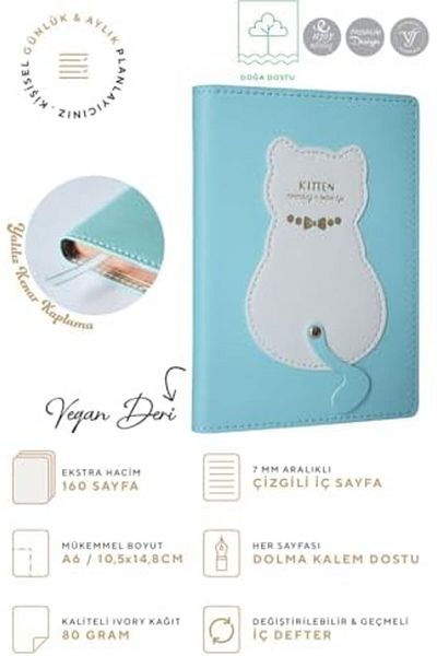 STOREMAX Muartshop Notebook with Cat A6 96 Sheets 871301