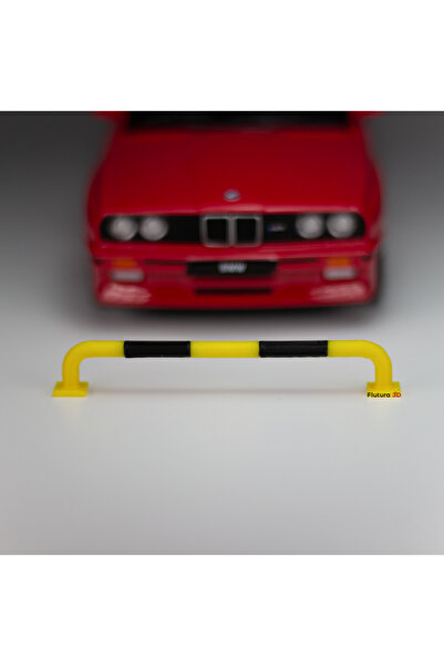 Flutura 1/24 Diorama Otopark Demiri, Araç Stoperi, Garaj Diorama Aksesuarı, D...