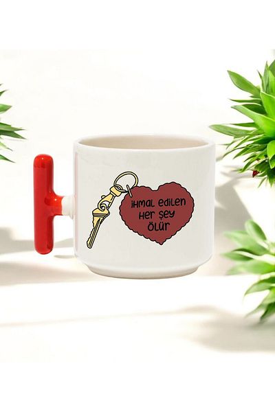 BB TRADE Everything Ignored Dies t Handle Ceramic Printed Mug Cup 250 ml