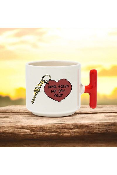 BB TRADE Everything Ignored Dies t Handle Ceramic Printed Mug Cup 250 ml