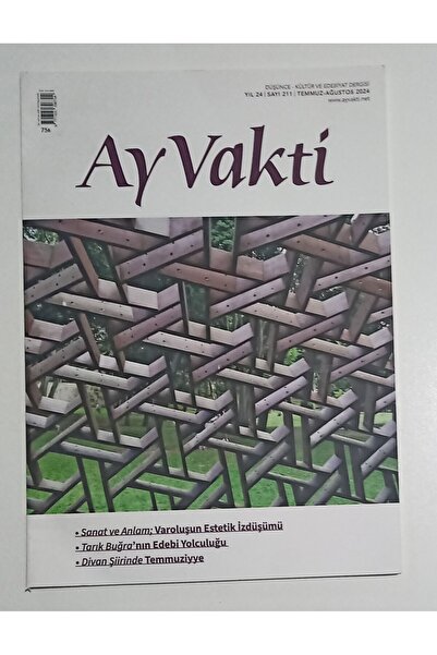 Ay Vakti Dergisi - Temmuz Ağustos 2024 Sayı: 211