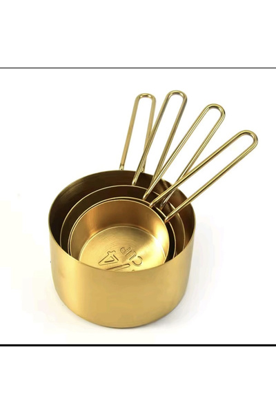 MİMOZA PARK 8 Pack Gold Handle Lux Size Spoon Sauce Bowl - Measured Inside