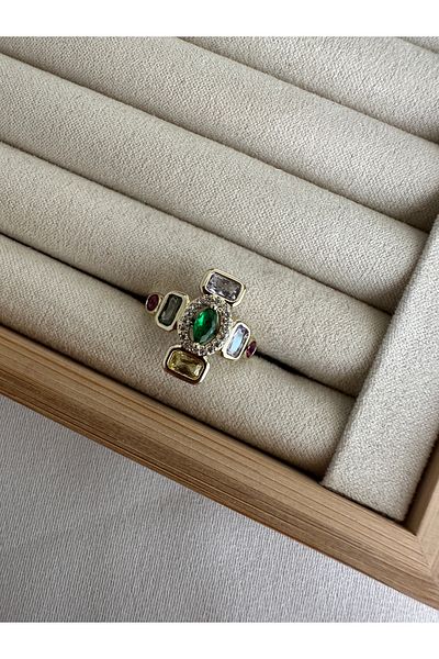 ringbox Brand Model Colorful Stone Ring