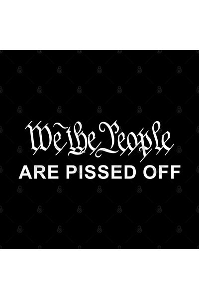 Pixxa We the People Are Pissed Off Mug Cup